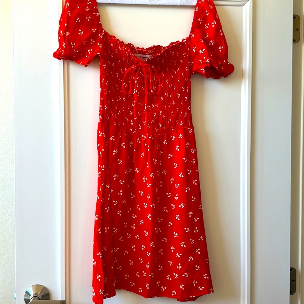 Faithfull the Brand Rouch Top Mini Dress
